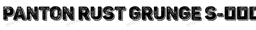 Panton Rust Grunge S字体转换